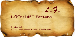 László Fortuna névjegykártya
